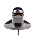 Miniatyrbild 3 av 3: Fellowes 9894601 vertikal mus - Ambidextrous - USB - 1200 DPI - 230 g - Svart, Grå