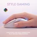 Miniatyrbild 4 av 6: Gamingmus - Trådlös - Logitech G - G705 - Bakgrundsbelyst - Lätt - Vit