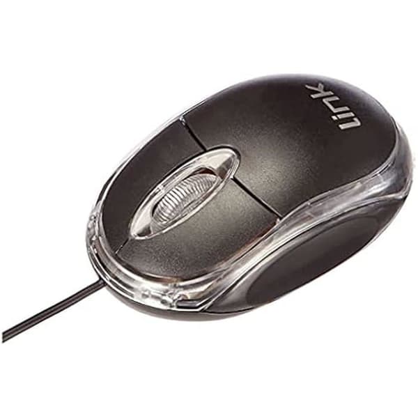 Optisk Mus - LINK - Mini - USB - 3 Knapper - Sort