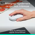 Miniatyrbild 3 av 6: Mus - Trådlös - Logitech - Pop Mouse - Off-white