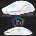 Miniatyrbild 4 av 4: ONIKUMA - CW905 Vit 2.4 Ghz - Trådlös Gamingmus LED RGB 3600 DPI