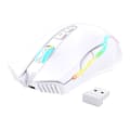 Miniatyrbild 2 av 4: ONIKUMA - CW905 Vit 2.4 Ghz - Trådlös Gamingmus LED RGB 3600 DPI
