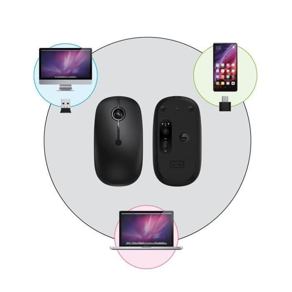Mus - XTREME MAC - XWH-ALM-13 - Bluetooth - Ergonomisk - Laddningsbar