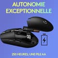 Miniatyrbild 4 av 6: Gamingmus - Trådlös - Logitech G - G305 Lightspeed - 250h batteritid - Lila