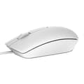 Miniatyrbild 1 av 4: DELL MS116 optisk mus - USB - 2 knappar - Vit - Kabel - 1000 dpi - Hjul med broms