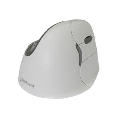 Evoluent Vertical 4 bluetooth-mus - BAKKERELKHUIZEN - Grå - Trådlös - Optisk - 2600 DPI