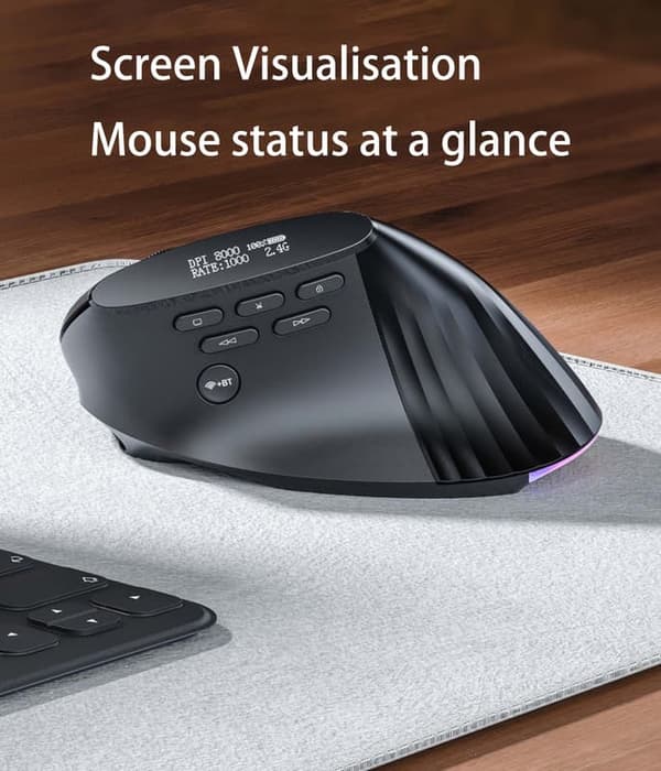 AOC TPV GM500 langaton kolmitilahiiri langallinen toimistohiiri ergonominen hiiri kannettava tietokone