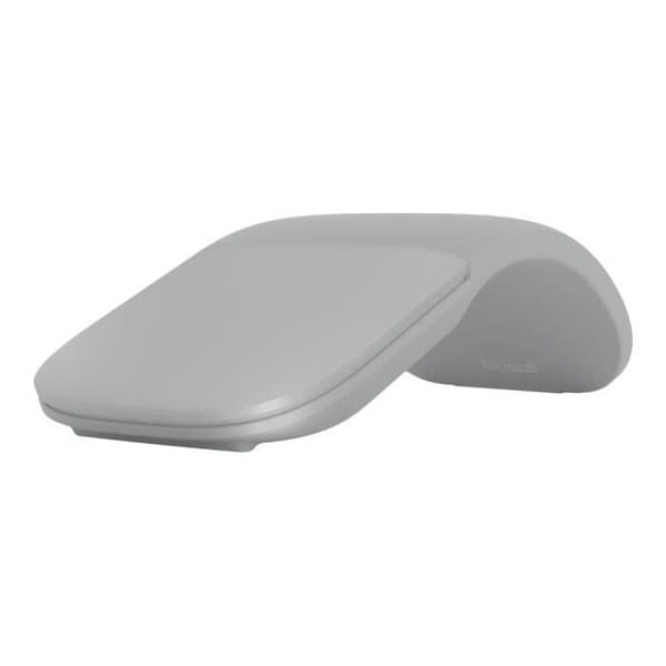 Microsoft Surface Arc Mouse 2-knapps optisk mus trådlös Bluetooth 4.0 ljusgrå reklamfilm