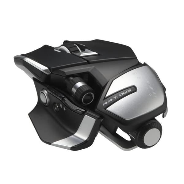 Madcatz R.A.T. DWS trådlös spelmus - Lång batteritid - 16000 DPI Bluetooth Gamer Mouse - 14 programmerbara knappar