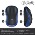 Miniatyrbillede 4 af 6: Logitech trådløs optisk mus - M185 blå