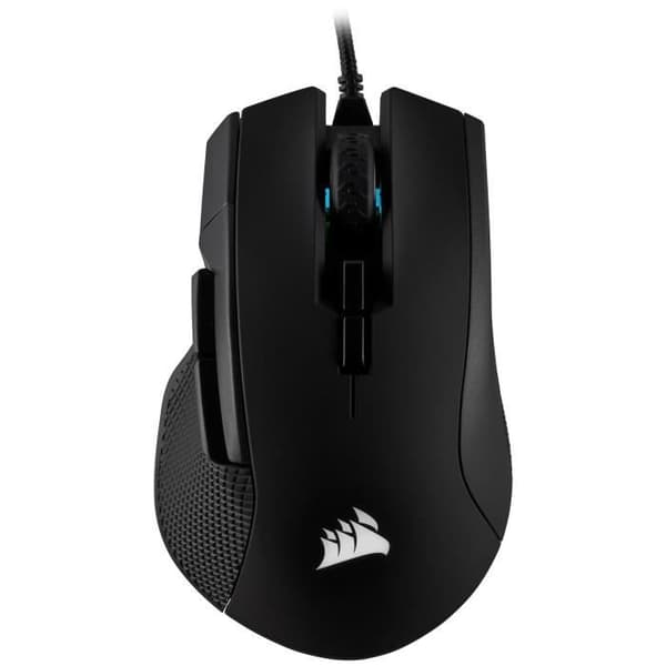 Corsair IRONCLAW RGB-mus FPS/MOBA-spelmus, svart