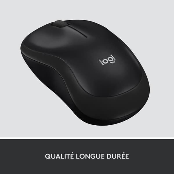 Mus - Trådløs - Logitech - M220 Silent - Lydløs - Sort