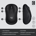 Miniatyrbillede 6 af 6: Mus - Trådløs - Logitech - M220 Silent - Lydløs - Sort