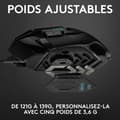 Miniatyrbillede 4 af 6: Logitech G502 HERO Souris Gaming