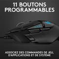 Miniatyrbillede 5 af 6: Logitech G502 HERO Souris Gaming