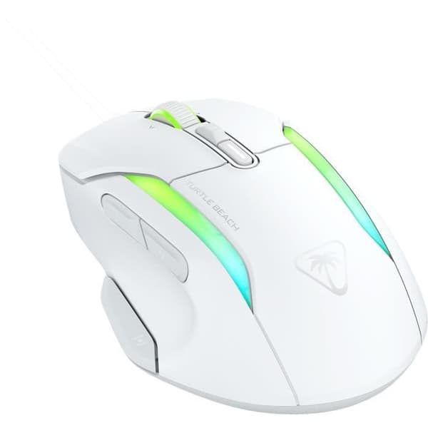 Turtle Beach Kone™ II Air trådløs gamingmus - ergonomisk - hvid, Bluetooth, 26.000 DPI, 4D-scrollehjul