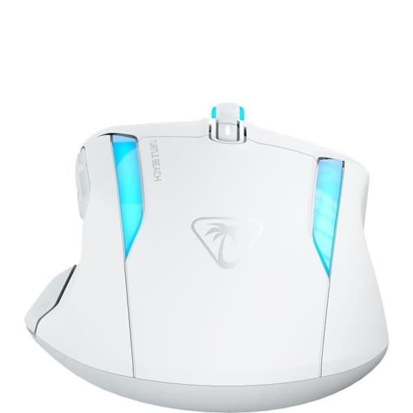 Turtle Beach Kone™ II Air trådløs gamingmus - ergonomisk - hvid, Bluetooth, 26.000 DPI, 4D-scrollehjul