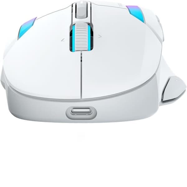 Turtle Beach Kone™ II Air trådløs gamingmus - ergonomisk - hvid, Bluetooth, 26.000 DPI, 4D-scrollehjul