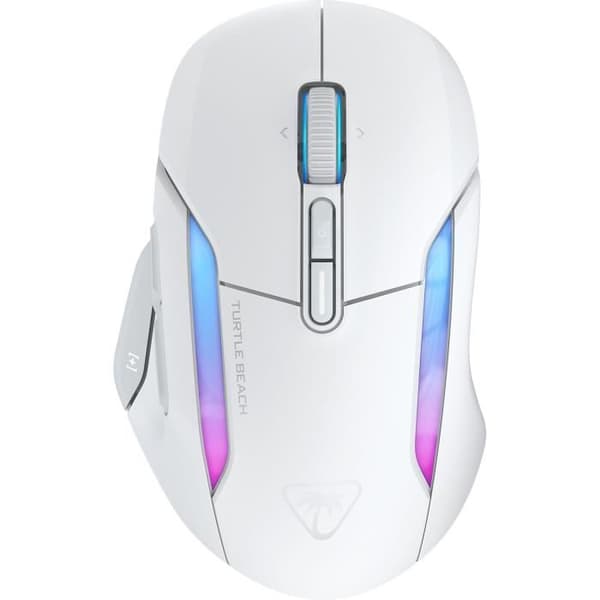 Turtle Beach Kone™ II Air trådløs gamingmus - ergonomisk - hvid, Bluetooth, 26.000 DPI, 4D-scrollehjul