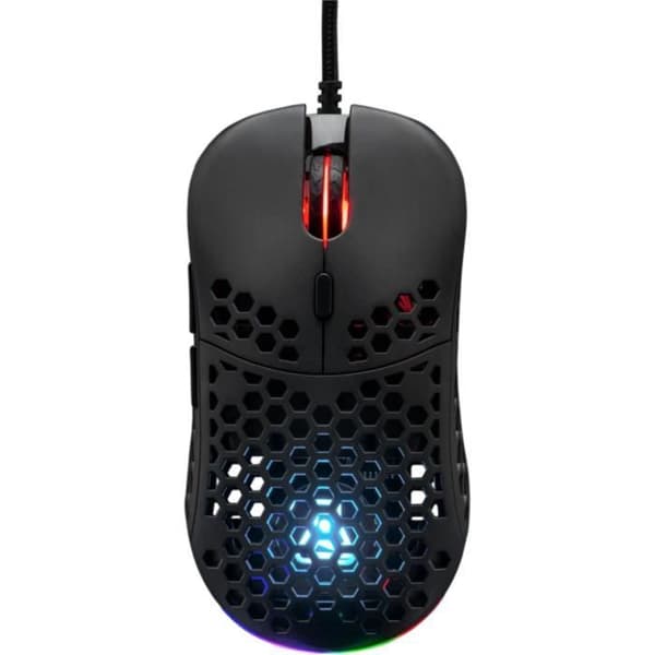 Trådbunden spelmus - G-Lab - KULT-OXYGEN - RGB - 12800 DPI - Svart