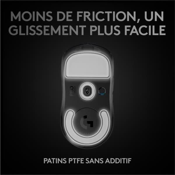 LOGITECH G-PRO X Superlight Gaming Mus - Sort