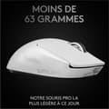 Miniatyrbillede 3 af 6: Gamingmus - trådløs - LOGITECH G - PRO X SUPERLIGHT - Hvid