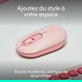 Miniatyrbild 2 av 6: Mus - Trådlös - Logitech - Pop Mouse - Rosa