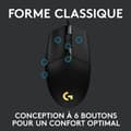 Miniatyrbillede 4 af 6: Logitech - G203 LightSync RGB Gaming Mus - Sort