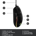 Miniatyrbillede 6 af 6: Logitech - G203 LightSync RGB Gaming Mus - Sort