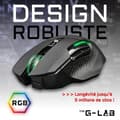 Pikkukuva 4 / 5: Langaton pelihiiri - G-Lab - KULT CEASIUM - Musta