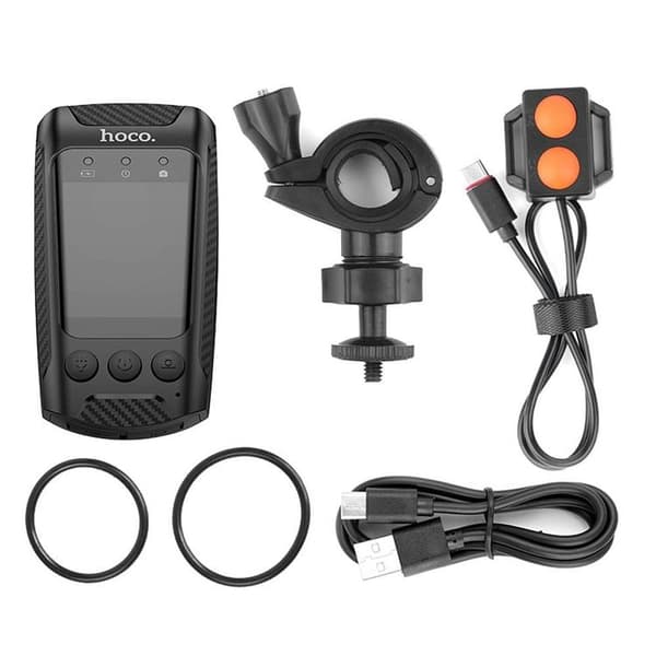 Hoco Ridinspelare med Skärm 2" 4K DV104 - Svart