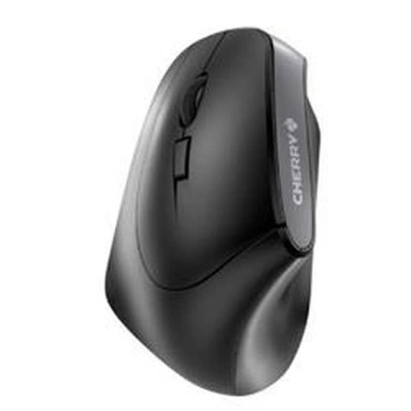 Trådlös Mus Cherry MW 4500 Svart 1200 DPI Wireless Ergonomiskt Vänsterhänt Svart, Grå