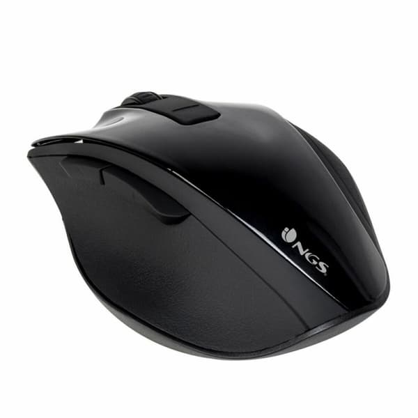 Trådlös optisk mus NGS BOWBLACK Svart 1600 dpi (1 antal)