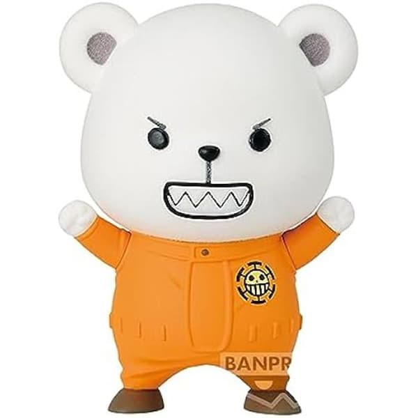 Banpresto Co., Ltd. One Piece - Fluffy Puffy - Chopper &amp; Bepo - Bepo - Staty 7cm