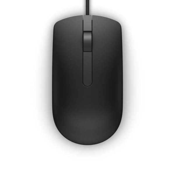 DELL MS116 USB OPTISK MUS, SVART, BB, SAPPHIRE - CR, LITEON, EMEA, Svart