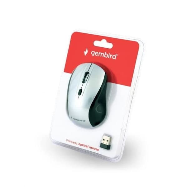 Mus usb optisk wrl Svart/silver musw-4b-02-bs gembird