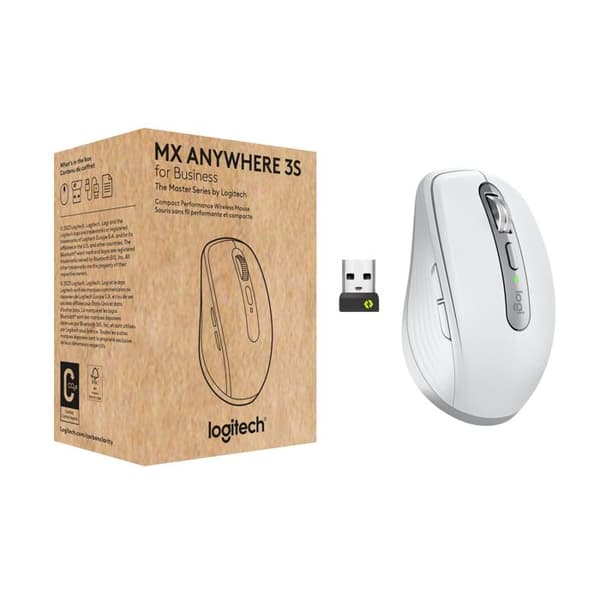 Logitech MX Anywhere 3S för Bu Vit