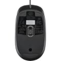 Miniatyrbild 3 av 3: USB trådbunden optisk mus - HP - Svart - USB-anslutning - Optisk detektering - Ergonomisk
