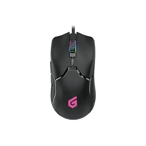 7200 DPI optisk trådbunden mus - CONCEPTRONIC DJEBBEL05B - Ergonomisk design och flerfärgad belysning