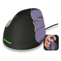 VERTICAL MOUSE4 LITEN HÖGER HÖGER MUS USB EVOLUENT 500791 Svart