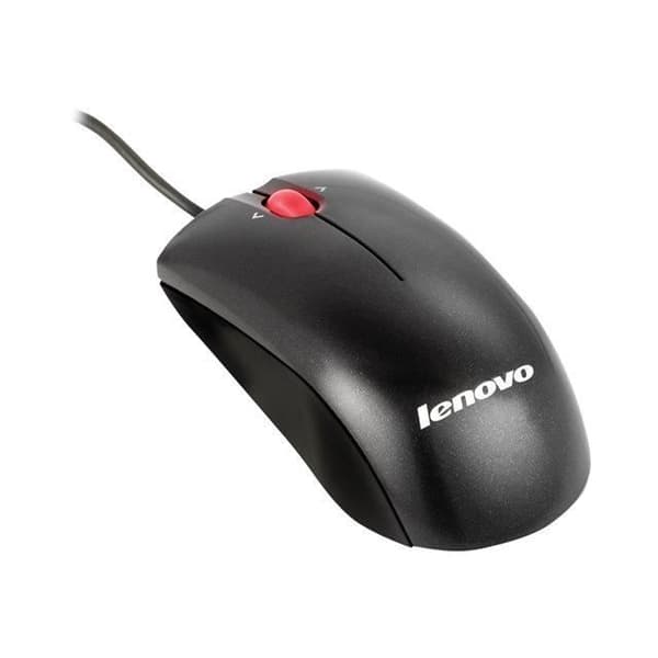 Mus - LENOVO - ThinkPlus USB Optisk - Rullhjul - Svart