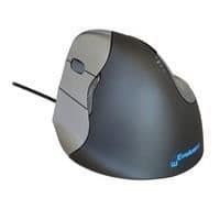 VERTICAL MOUSE4 VÄNSTERHAND MUS USB EVOLUENT 500789 Svart