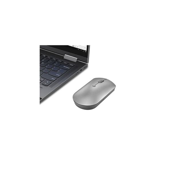 Trådlös mus - Lenovo - 600 Silent - Bluetooth - Grå metall - Tyst