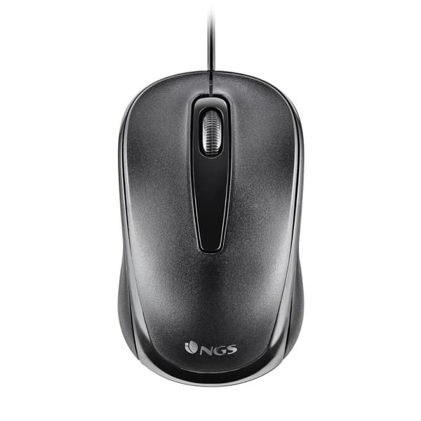 NGS EASY DELTA - 1200 DPI optisk mus med USB-anslutning, 3 knappar