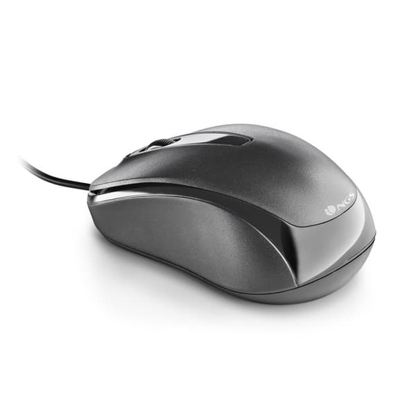 NGS EASY DELTA - 1200 DPI optisk mus med USB-anslutning, 3 knappar Svart