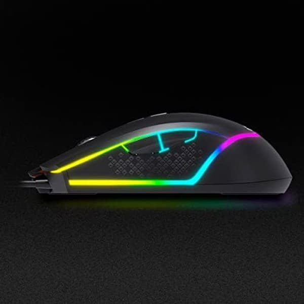 Gamingmus - UNYKACH - Nova M244 - RGB-bakgrundsbelysning - 6400 DPI - Ergonomisk och lätt
