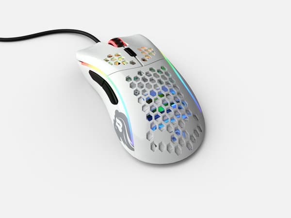Glorious PC Gaming Race Model D-mus Højrehåndet USB Type-A Optisk 12000 DPI Hvid