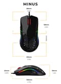 Pikkukuva 7 / 7: Glorious PC Gaming Race Model O -hiiri, oikeakätinen, USB Type-A, optinen, 3200 DPI
