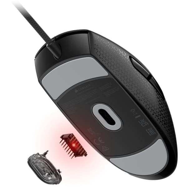Corsair M55 -pelihiiri, oikeakätinen, USB Type-A, optinen, 16000 DPI