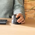 Miniatyrbild 5 av 5: R-Go Pele HE ergonomisk mus vänster Bluetooth stor svart/silver detaljhandel